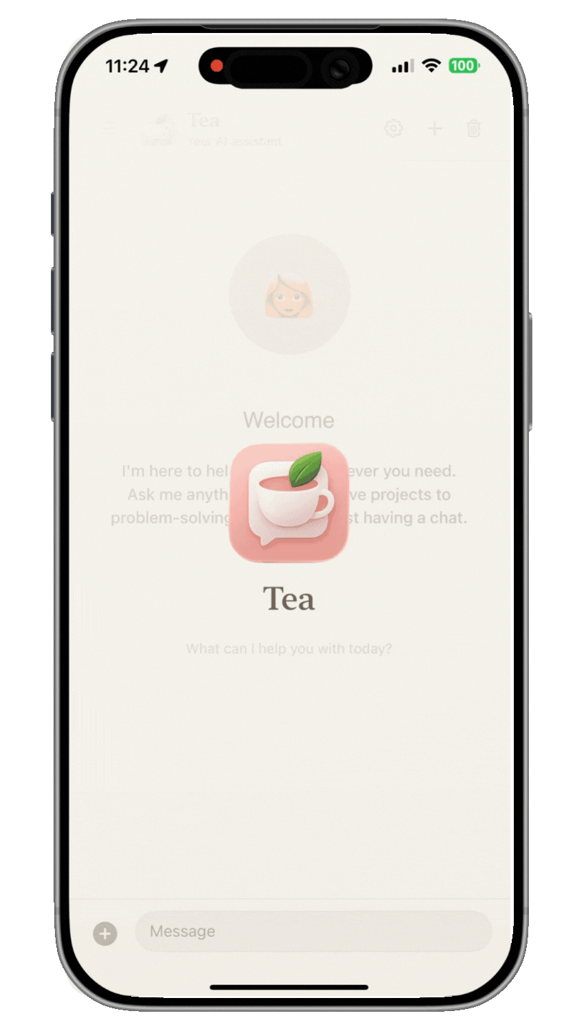 Tea App Preview